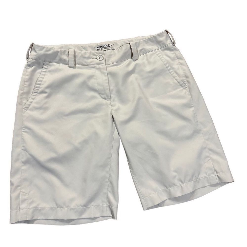 Nike Golf Tour‎ Performance dri fit sz 10 off-white women’s shorts